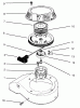 Rasenmäher 22038 - Toro Walk-Behind Mower (SN: 7900001 - 7999999) (1997) Listas de piezas de repuesto y dibujos RECOIL ASSEMBLY (MODEL NO. 47PS5-3)(MODEL NO. 22038B)(MODEL NO. 47PT6-3)(MODEL NO. 22038)