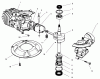 Rasenmäher 22040 - Toro Recycler Walk-Behind Mower (SN: 200000001 - 200999999) (2000) Listas de piezas de repuesto y dibujos CRANKSHAFT ASSEMBLY (MODEL NO. 48PW)