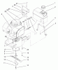 Rasenmäher 22040 - Toro Recycler Walk-Behind Mower (SN: 200000001 - 200999999) (2000) Listas de piezas de repuesto y dibujos ENGINE, BLADE & TANK ASSEMBLY