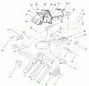 Rasenmäher 22040 - Toro Recycler Walk-Behind Mower (SN: 200000001 - 200999999) (2000) Listas de piezas de repuesto y dibujos HOUSING ASSEMBLY