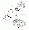 Rasenmäher 22040 - Toro Recycler Walk-Behind Mower (SN: 200000001 - 200999999) (2000) Listas de piezas de repuesto y dibujos IGNITION ASSEMBLY (MODEL NO. 48PW)