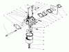 Rasenmäher 22040 - Toro Recycler Walk-Behind Mower (SN: 8900001 - 8999999) (1998) Listas de piezas de repuesto y dibujos CARBURETOR ASSEMBLY (MODEL NO. 47PT7-3)