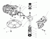 Rasenmäher 22040 - Toro Recycler Walk-Behind Mower (SN: 9900001 - 9999999) (1999) Listas de piezas de repuesto y dibujos CRANKSHAFT ASSEMBLY (MODEL NO. 47PT7-3)