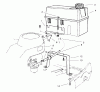 Rasenmäher 22040 - Toro Recycler Walk-Behind Mower (SN: 8900001 - 8999999) (1998) Listas de piezas de repuesto y dibujos GAS TANK ASSEMBLY