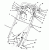 Rasenmäher 22040 - Toro Walk-Behind Mower (SN: 5900001 - 5999999) (1995) Listas de piezas de repuesto y dibujos HANDLE ASSEMBLY