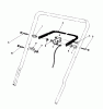 Rasenmäher 22580 - Toro Walk-Behind Mower (SN: 1000001 - 1999999) (1991) Listas de piezas de repuesto y dibujos CONTROL ASSEMBLY