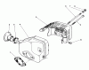 Rasenmäher 22580 - Toro Walk-Behind Mower (SN: 1000001 - 1999999) (1991) Listas de piezas de repuesto y dibujos MUFFLER ASSEMBLY (MODEL NO. 47PL0-3)