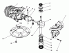 Rasenmäher 22685 - Toro Walk-Behind Mower (SN: 1000001 - 1999999) (1991) Listas de piezas de repuesto y dibujos CRANKSHAFT ASSEMBLY (MODEL NO. 47PL0-3)