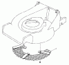 Rasenmäher 22685 - Toro Walk-Behind Mower (SN: 1000001 - 1999999) (1991) Listas de piezas de repuesto y dibujos LEAF SHREDDER MODEL NO. 59180