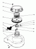 Rasenmäher 22685 - Toro Walk-Behind Mower (SN: 1000001 - 1999999) (1991) Listas de piezas de repuesto y dibujos RECOIL ASSEMBLY (MODEL NO. 47PL0-3)