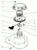 Rasenmäher 22043 - Toro Recycler Mower (SN: 200000001 - 200999999) (2000) Listas de piezas de repuesto y dibujos RECOIL ASSEMBLY (MODEL NO. 47PT7-7)