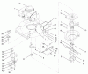 Rasenmäher 22043 - Toro Recycler Mower (SN: 210000001 - 210999999) (2001) Listas de piezas de repuesto y dibujos BLADE BRAKE CLUTCH ASSEMBLY