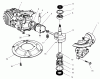 Rasenmäher 22043 - Toro Recycler Mower (SN: 210000001 - 210999999) (2001) Listas de piezas de repuesto y dibujos CRANKCASE AND CRANKSHAFT ASSEMBLY