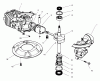 Rasenmäher 22043 - Toro Recycler Mower (SN: 8900001 - 8999999) (1998) Listas de piezas de repuesto y dibujos CRANKSHAFT ASSEMBLY(MODEL NO. 47PT7-7)