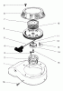 Rasenmäher 22043 - Toro Recycler Mower (SN: 8900001 - 8999999) (1998) Listas de piezas de repuesto y dibujos RECOIL ASSEMBLY(MODEL NO. 47PT7-7)
