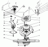 Rasenmäher 22043 - Toro Walk-Behind Mower (SN: 2000001 - 2999999) (1992) Listas de piezas de repuesto y dibujos BLADE BRAKE CLUTCH ASSEMBLY