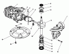 Rasenmäher 22043 - Toro Walk-Behind Mower (SN: 2000001 - 2999999) (1992) Listas de piezas de repuesto y dibujos CRANKSHAFT ASSEMBLY (MODEL NO. 47PM1-7)