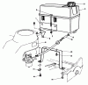 Rasenmäher 22043 - Toro Walk-Behind Mower (SN: 2000001 - 2999999) (1992) Listas de piezas de repuesto y dibujos GAS TANK ASSEMBLY