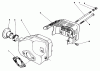 Rasenmäher 22043 - Toro Walk-Behind Mower (SN: 2000001 - 2999999) (1992) Listas de piezas de repuesto y dibujos MUFFLER ASSEMBLY (MODEL NO. 47PM1-7)