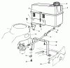 Rasenmäher 22043 - Toro Walk-Behind Mower (SN: 3900001 - 3900964) (1993) Listas de piezas de repuesto y dibujos GAS TANK ASSEMBLY