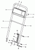 Rasenmäher 22043 - Toro Walk-Behind Mower (SN: 3900001 - 3900964) (1993) Listas de piezas de repuesto y dibujos HANDLE ASSEMBLY