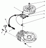 Rasenmäher 22043 - Toro Walk-Behind Mower (SN: 3900001 - 3900964) (1993) Listas de piezas de repuesto y dibujos IGNITION ASSEMBLY (MODEL NO. 47PN2-7)