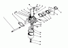 Rasenmäher 22043 - Toro Walk-Behind Mower (SN: 3900965-3999999) (1993) Listas de piezas de repuesto y dibujos CARBURETOR ASSEMBLY (MODEL NO. 47PN2-7)