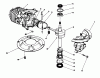 Rasenmäher 22043 - Toro Walk-Behind Mower (SN: 3900965-3999999) (1993) Listas de piezas de repuesto y dibujos CRANKSHAFT ASSEMBLY (MODEL NO. 47PN2-7)