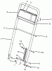 Rasenmäher 22043 - Toro Walk-Behind Mower (SN: 4900001 - 4999999) (1994) Listas de piezas de repuesto y dibujos HANDLE ASSEMBLY