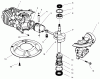 Rasenmäher 22043 - Toro Walk-Behind Mower (SN: 7900001 - 7999999) (1997) Listas de piezas de repuesto y dibujos CRANKSHAFT ASSEMBLY (MODEL NO. 47PS5-3)(SERIAL NO. 6900001-7901902)(MODEL NO. 47PT7-3)(SERIAL NO. 7901903 & UP)