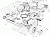 Rasenmäher 22043 - Toro Walk-Behind Mower (SN: 7900001 - 7999999) (1997) Listas de piezas de repuesto y dibujos HOUSING ASSEMBLY