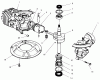 Rasenmäher 22045 - Toro 53cm Recycler Mower (SN: 210000001 - 210999999) (2001) Listas de piezas de repuesto y dibujos CRANKCASE AND CRANKSHAFT ASSEMBLY