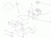 Rasenmäher 22045 - Toro 53cm Recycler Mower (SN: 210000001 - 210999999) (2001) Listas de piezas de repuesto y dibujos FUEL TANK AND BRACKET ASSEMBLY