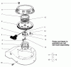 Rasenmäher 22045 - Toro 53cm Recycler Mower (SN: 210000001 - 210999999) (2001) Listas de piezas de repuesto y dibujos STARTER ASSEMBLY NO. 81-2030