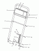 Rasenmäher 22045 - Toro Recycler Mower (SN: 7900001 - 7999999) (1997) Listas de piezas de repuesto y dibujos HANDLE ASSEMBLY