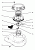 Rasenmäher 22045B - Toro Walk-Behind Mower (SN: 6900001 - 6999999) (1996) Listas de piezas de repuesto y dibujos RECOIL ASSEMBLY (MODEL NO. 47PS5-7)(MODEL NO. 22045B)(MODEL NO. 47PT6-7)(MODEL NO. 22045)