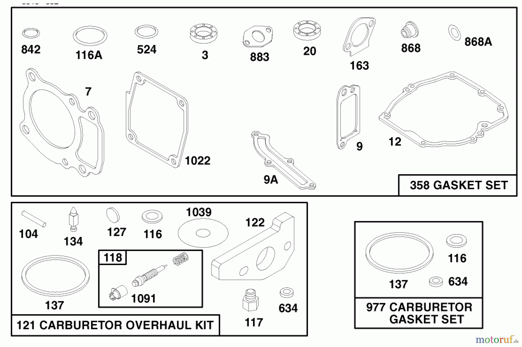  Rasenmäher 22141 - Toro Walk-Behind Mower (SN: 790000001 - 799999999) (1997) ENGINE GTS 150 #8