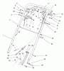 Rasenmäher 22141 - Toro Walk-Behind Mower (SN: 790000001 - 799999999) (1997) Listas de piezas de repuesto y dibujos HANDLE ASSEMBLY