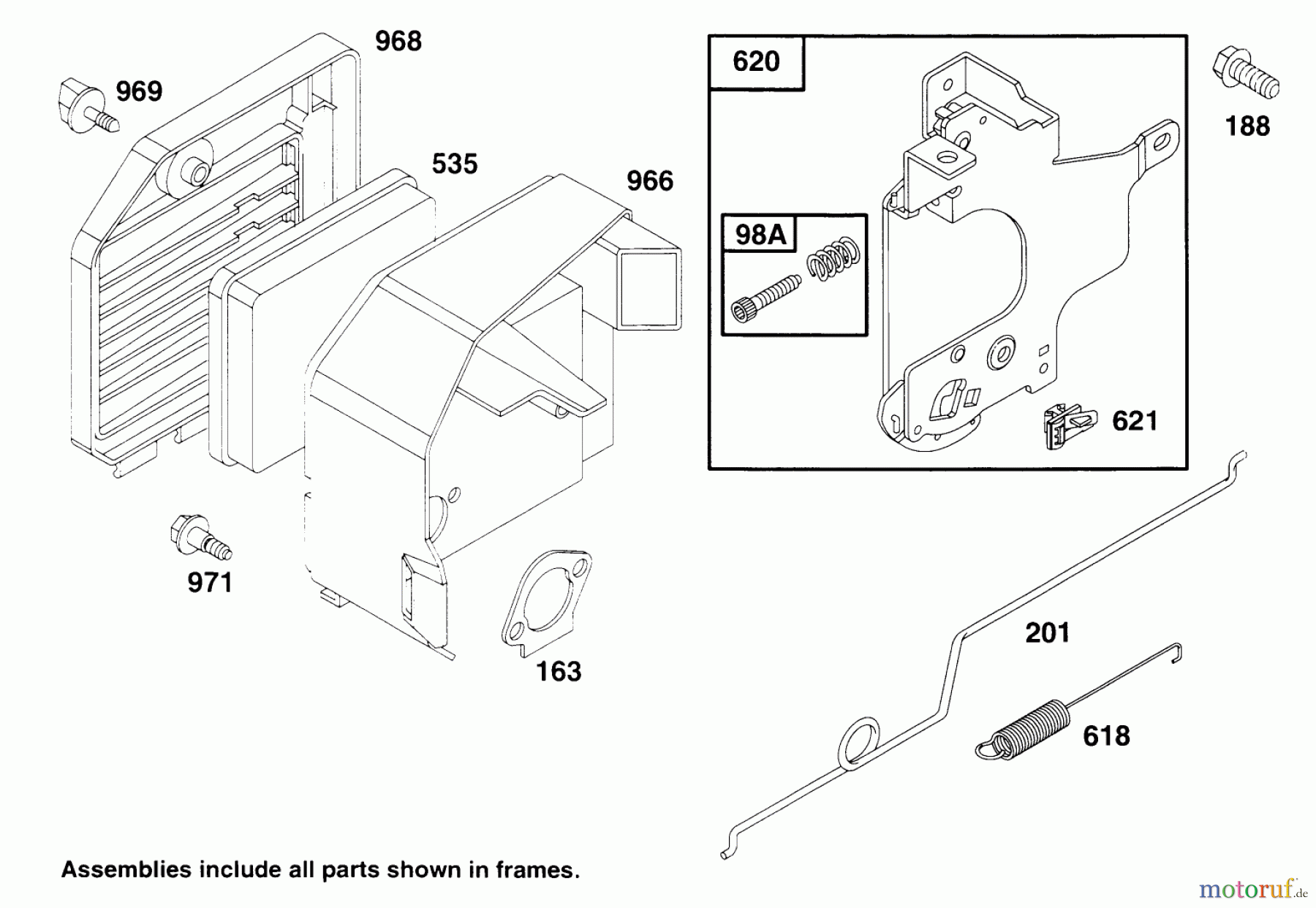  Rasenmäher 22145 - Toro Walk-Behind Mower (SN: 69000001 - 69999999) (1996) ENGINE GTS 150 #4