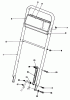 Rasenmäher 22151 - Toro Walk-Behind Mower (SN: 2000001 - 2999999) (1992) Listas de piezas de repuesto y dibujos HANDLE ASSEMBLY