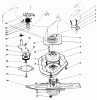 Rasenmäher 22151 - Toro Walk-Behind Mower (SN: 3900001 - 3900855) (1993) Listas de piezas de repuesto y dibujos BLADE BRAKE CLUTCH ASSEMBLY