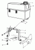 Rasenmäher 22151 - Toro Walk-Behind Mower (SN: 3900001 - 3900855) (1993) Listas de piezas de repuesto y dibujos GAS TANK ASSEMBLY