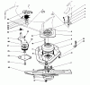 Rasenmäher 22151 - Toro Walk-Behind Mower (SN: 3900856-3999999) (1993) Listas de piezas de repuesto y dibujos BLADE BRAKE CLUTCH ASSEMBLY