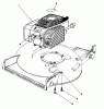 Rasenmäher 22151 - Toro Walk-Behind Mower (SN: 3900856-3999999) (1993) Listas de piezas de repuesto y dibujos ENGINE ASSEMBLY