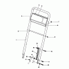 Rasenmäher 22151 - Toro Walk-Behind Mower (SN: 3900856-3999999) (1993) Listas de piezas de repuesto y dibujos HANDLE ASSEMBLY