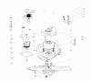 Rasenmäher 22151 - Toro Walk-Behind Mower (SN: 5900001 - 5999999) (1995) Listas de piezas de repuesto y dibujos BLADE BRAKE CLUTCH ASSEMBLY