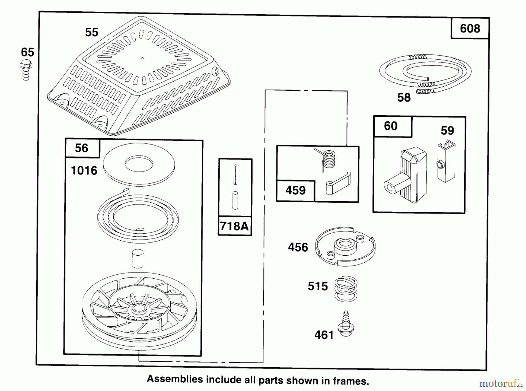  Rasenmäher 22151 - Toro Walk-Behind Mower (SN: 4900001 - 4999999) (1994) ENGINE GTS 150 #5