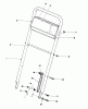 Rasenmäher 22151 - Toro Walk-Behind Mower (SN: 5900001 - 5999999) (1995) Listas de piezas de repuesto y dibujos HANDLE ASSEMBLY