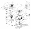 Rasenmäher 22151 - Toro Walk-Behind Mower (SN: 6900001 - 6999999) (1996) Listas de piezas de repuesto y dibujos BLADE BRAKE CLUTCH ASSEMBLY