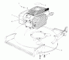 Rasenmäher 22151 - Toro Walk-Behind Mower (SN: 6900001 - 6999999) (1996) Listas de piezas de repuesto y dibujos ENGINE ASSEMBLY